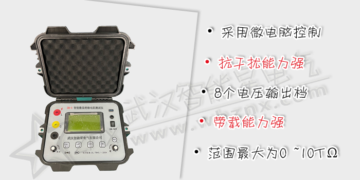 智能數顯絕緣電阻測試儀