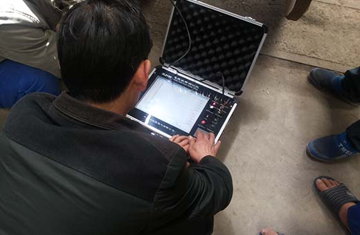 為西安客戶做電纜故障測試儀現場培訓！